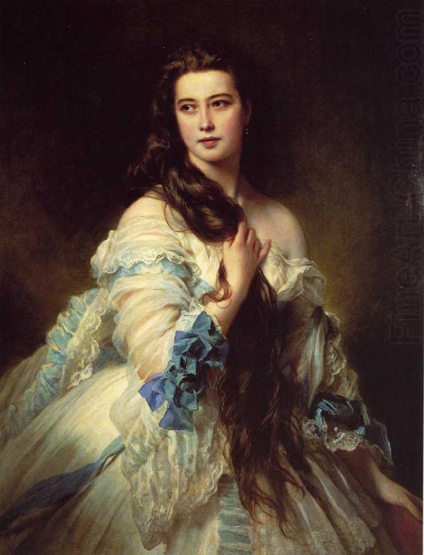 Franz Xaver Winterhalter Madame Barbe de Rimsky-Korsakov china oil painting image